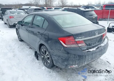 2013 Honda Civic Ex из США, поврежденный, VIN 19XFB2F83DE014243